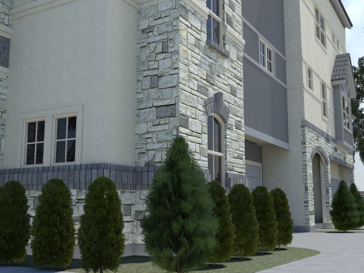 Bremond Townhouse – Front Close Up